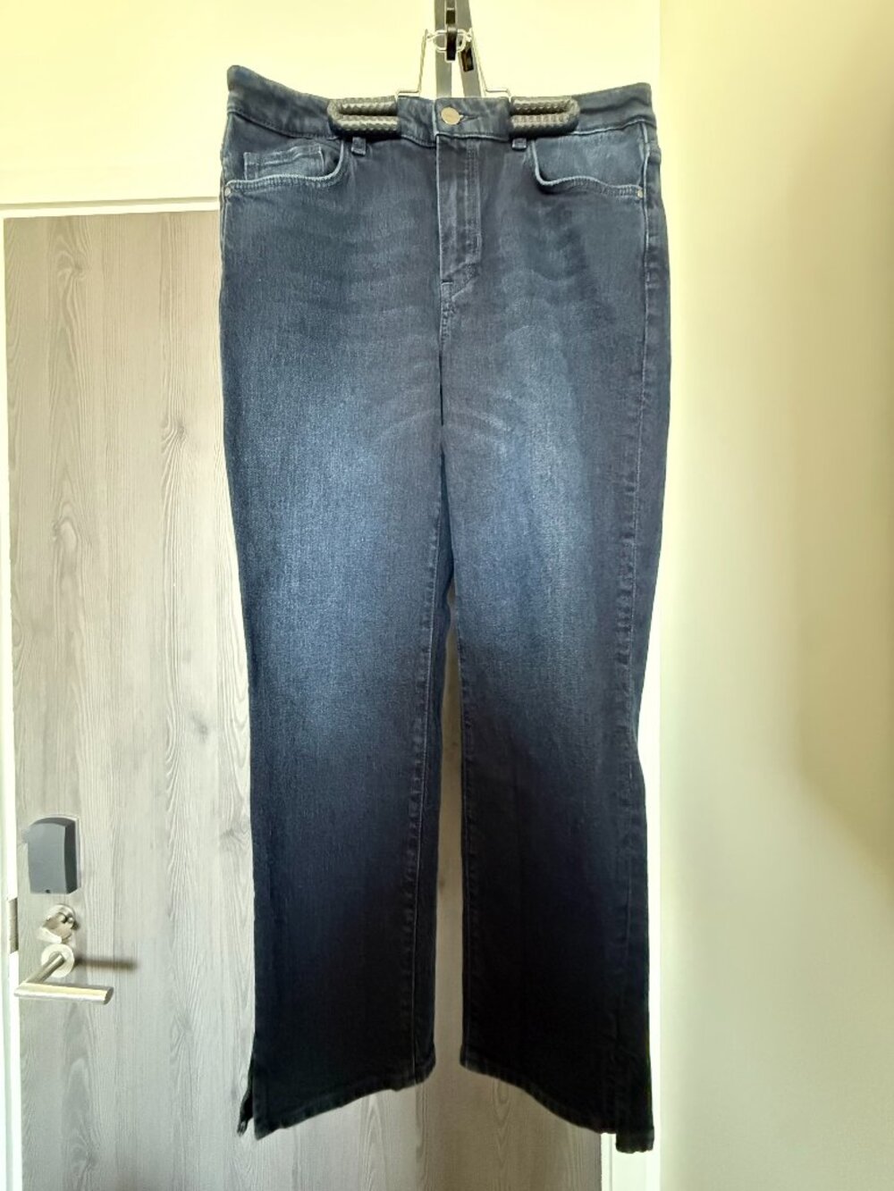 Massimo Dutti Premium Denim – Dark blue - Ladies 8 - Mid rise, Slim leg, Ankle